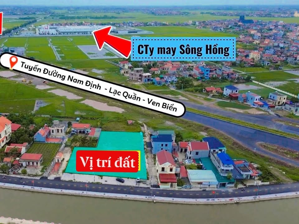Đất nền Xuân Hòa 91m² - Mặt tiền 5.5m, vị trí đẹp gần công ty May Sông Hồng!