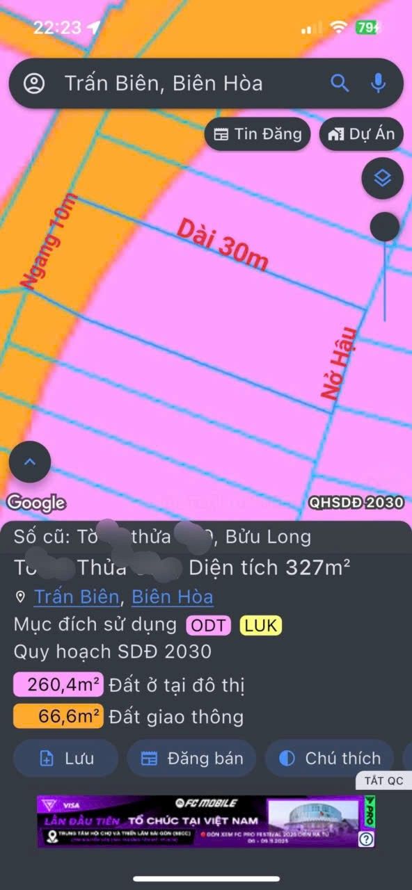 Đất Biệt Thự Bửu Long Biên Hòa 327m² giá 10 tỷ - Sổ hồng chính chủ!