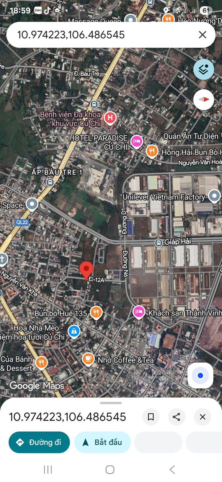 Đất nền Tân An Hội Củ Chi 1000m² giá 14 triệu/m² - Tiềm năng phát triển cao!