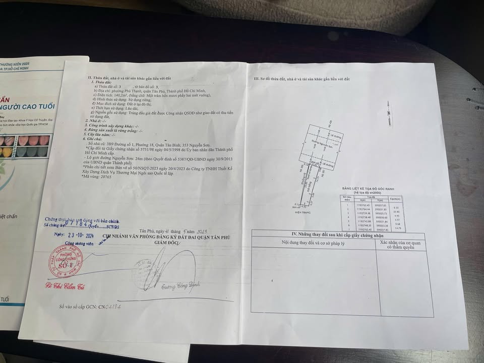 Đất nền mặt tiền đường Nguyễn Sơn, quận Tân Phú, 140m² - Phù hợp xây dựng căn hộ dịch vụ!
