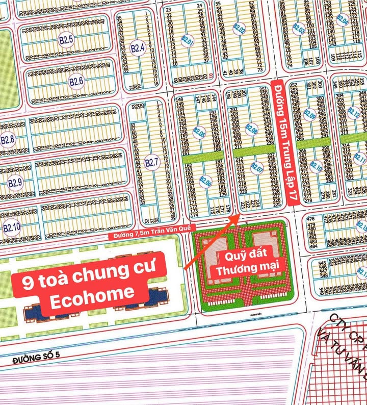 Đất nền góc đẹp tại Ecohome, Đà Nẵng 133m² giá 8 tỷ - Sổ hồng chính chủ!