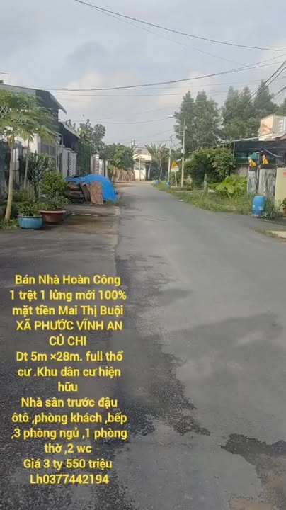 Nhà 1 trệt 1 lửng mặt tiền Mai Thị Buội, 140m² giá 3.55 tỷ - Đầy đủ nội thất, sẵn sàng vào ở!