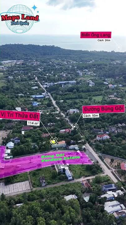 Đất nền Cửa Dương Phú Quốc 114m² giá 1 tỷ - Đầu tư sinh lời ngay!
