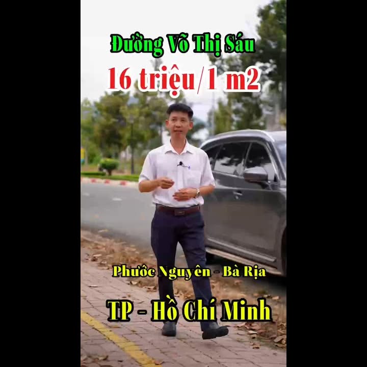 Bán Đất Mặt Tiền Đường Võ Thị Sáu, Bà Rịa - Vũng Tàu 1459m² giá 23 tỷ - Tiềm năng kinh doanh cao!