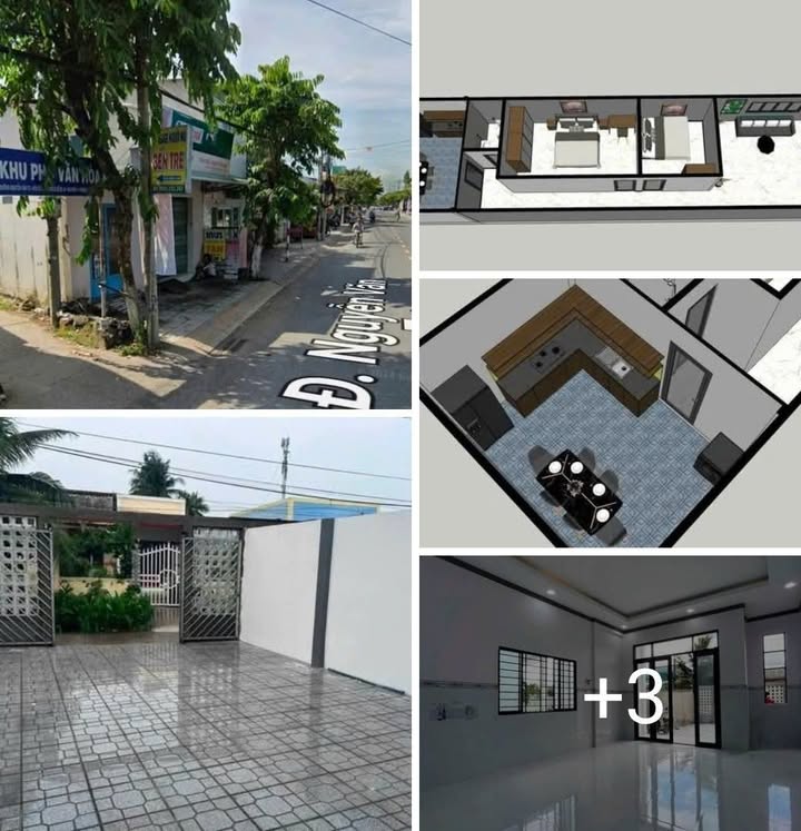 Nhà mặt tiền hẻm Nguyễn Văn Tư, Bến Tre 131m² giá 1.79 tỷ - Tiện nghi, gần trường học!