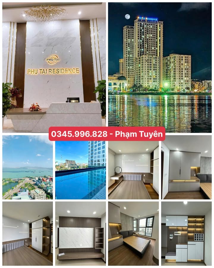 Căn hộ Phú Tài Residence Quy Nhơn 52m² giá 1.6 tỷ - Sổ hồng lâu dài, hỗ trợ vay 70%!