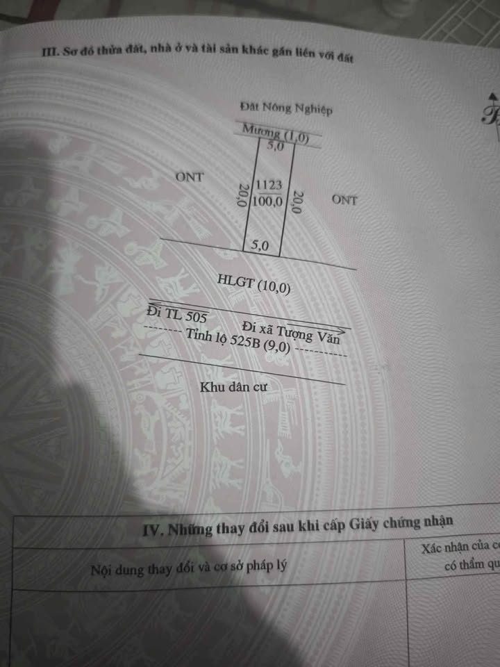 Đất thổ cư 100m² tại Nông Cống giá 1.5 tỷ - Vị trí đắc địa gần chợ và trường học!