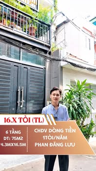 Chính chủ bán căn hộ dịch vụ lô góc Phan Đăng Lưu 75m² giá 16 tỷ - Hẻm ô tô vào nhà!