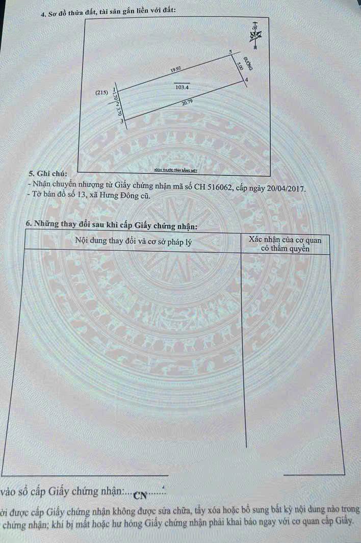 Đất nền Hưng Đông, Vinh 103.4m² giá 3.6 tỷ - Đầu tư sinh lời ngay!