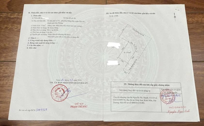 Đất nền góc đẹp Đằng Hải 172m² giá 4.6 tỷ - Tiềm năng phát triển lớn!