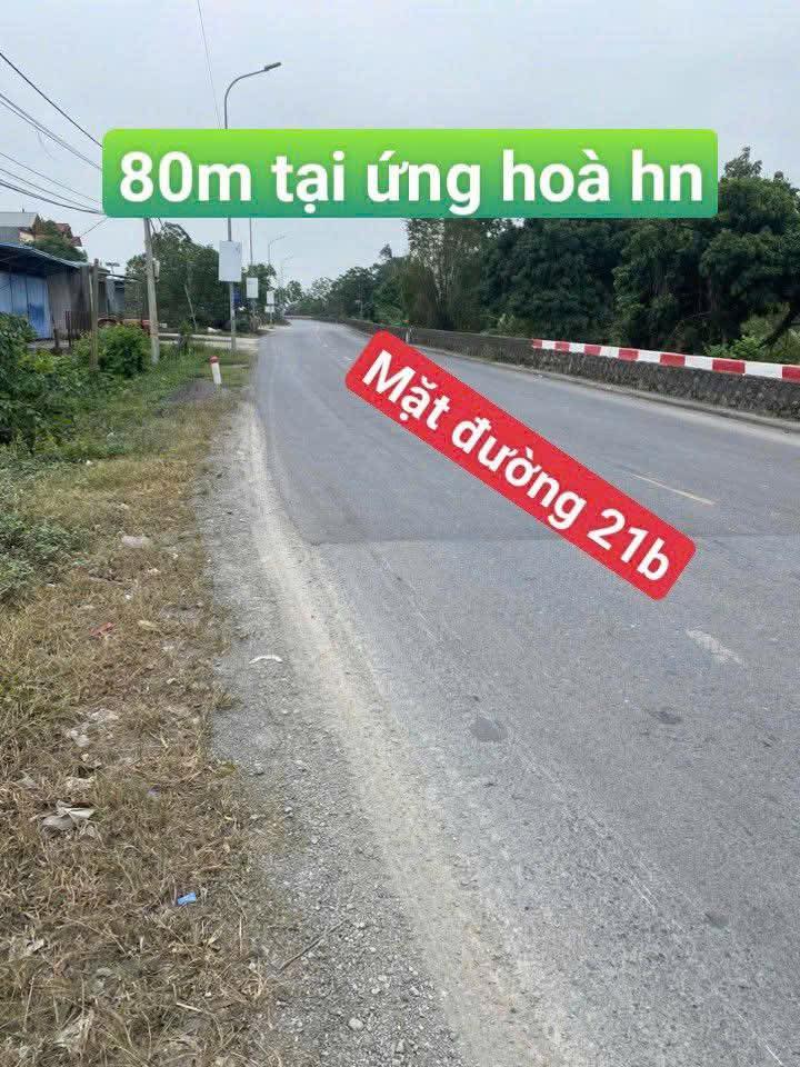 Đất nền 80m² tại QL21B, Ứng Hòa, Hà Nội - Giá chỉ 2 tỷ, sổ đỏ chính chủ!