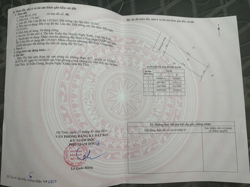 Đất nền Xuân An, Nghi Xuân 179,3m² giá chỉ 800 triệu - Cơ hội đầu tư sinh lời!