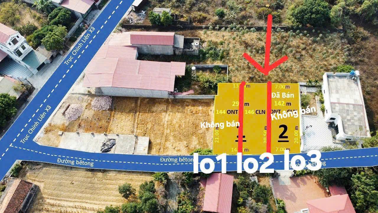 Đất nền tại Trung Hậu - Lục Nam 144.3m² giá chỉ 1 tỷ - Cơ hội đầu tư tuyệt vời!