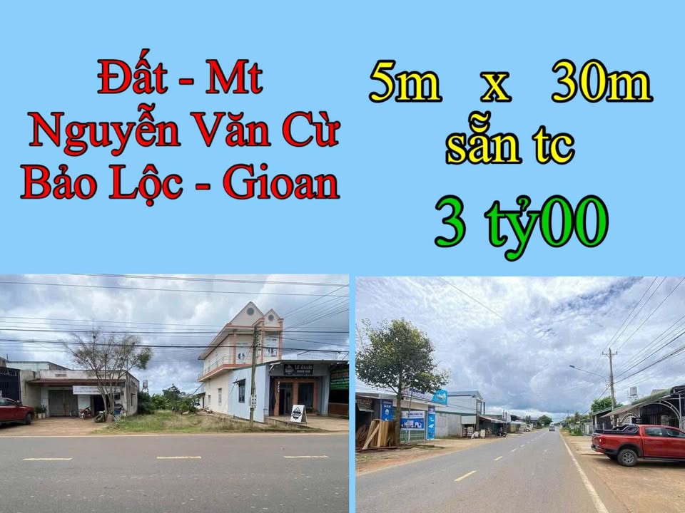 Đất mặt tiền Nguyễn Văn Cừ 150m² giá 3 tỷ - Cơ hội kinh doanh vàng!