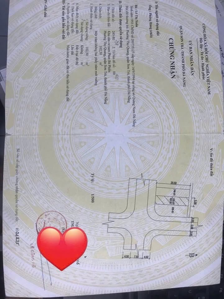 Nhà tại Đà Nẵng 102m² giá 10 tỷ - Gần chợ chiều chỉ 10 bước!