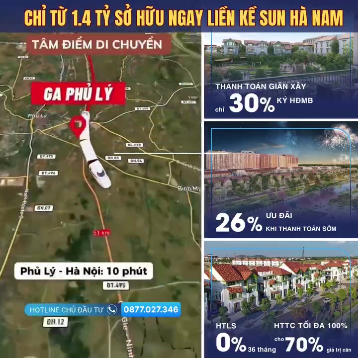Căn hộ Duplex 3 phòng ngủ tại Sun Urban City 70m² giá chỉ 450 triệu - Đầu tư thông minh!