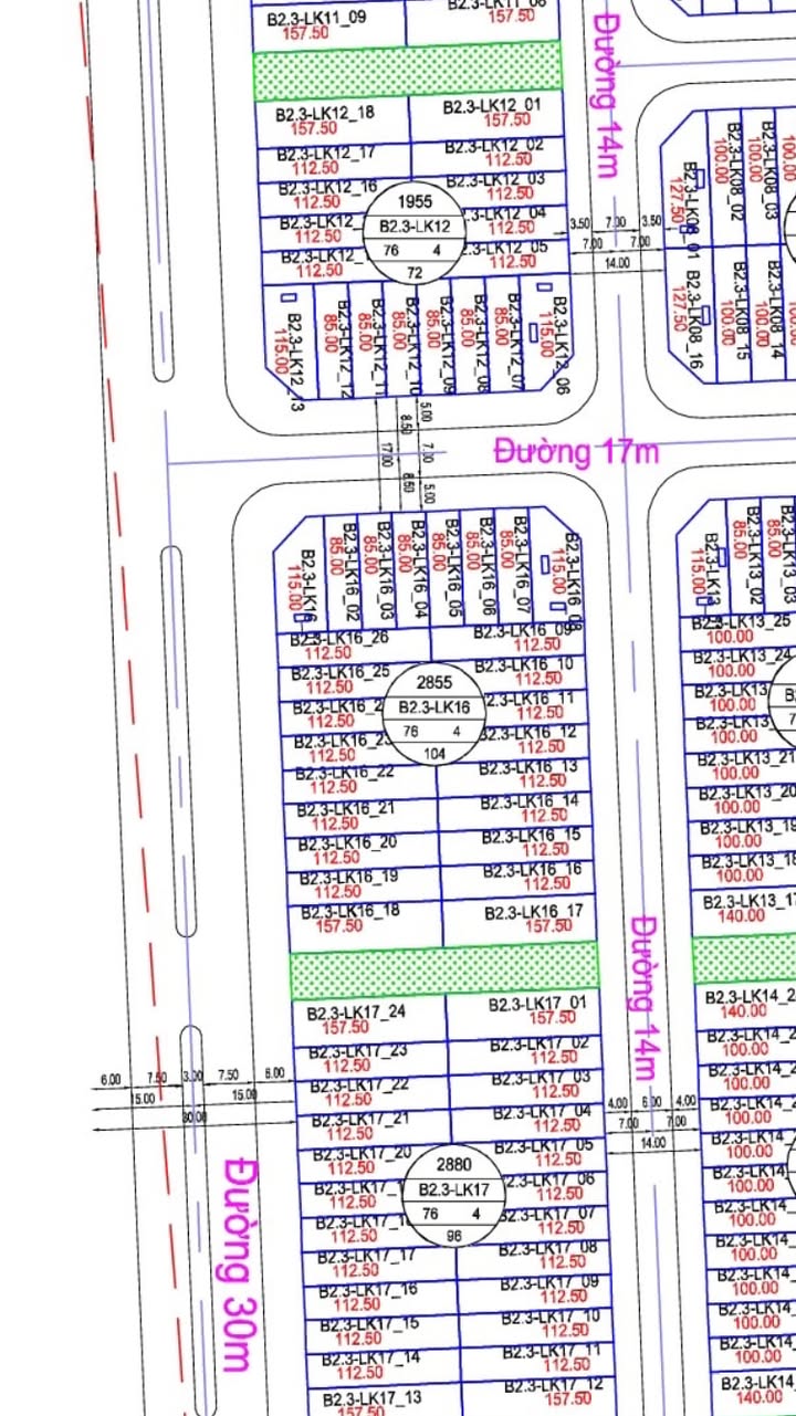 Townhouse KĐT Thanh Hà 112.5m² giá tốt - Đầu tư hấp dẫn!