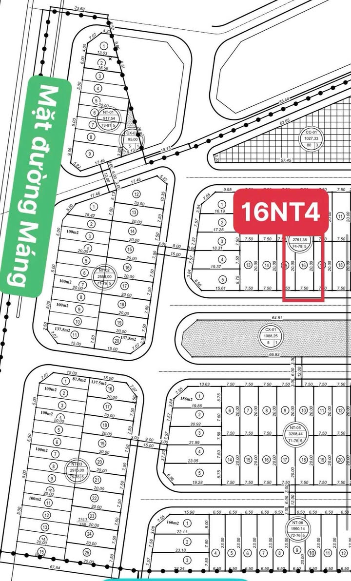 Lô đất BT 16-NT4 Thủy Nguyên 150m² giá 7.8 tỷ - View công viên thoáng đãng!