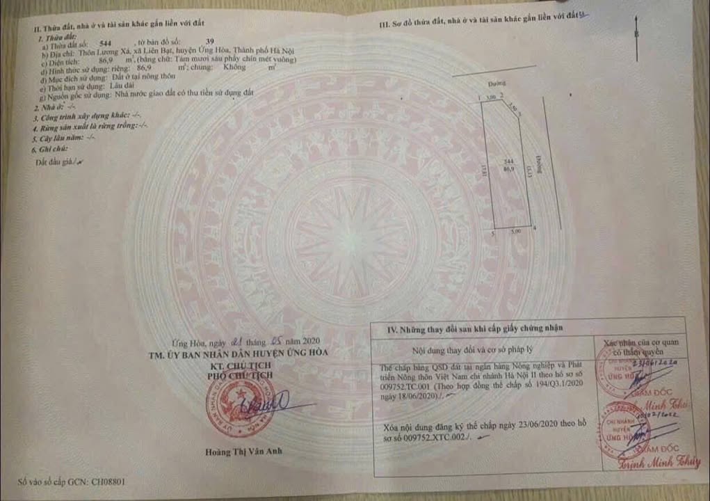 Đất nền Vân Đình 86.9m² giá 5.214 tỷ - Lô góc đẹp, vị trí đắc địa!