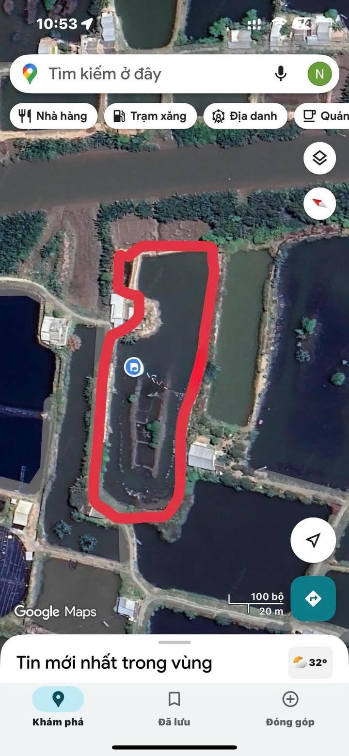 Đất mặt tiền bê tông 10.000m² tại Đôn Châu, Trà Vinh - Giá chỉ 1 tỷ!