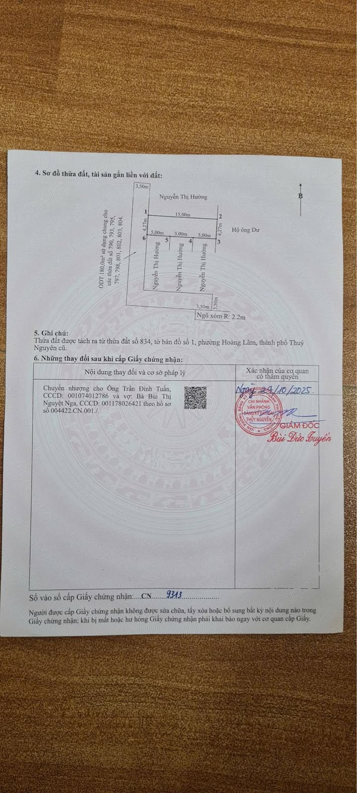 Đất thổ cư chính chủ tại Thôn Sú, Phường Hoàng Lâm 64m² - Đầu tư sinh lời ngay!