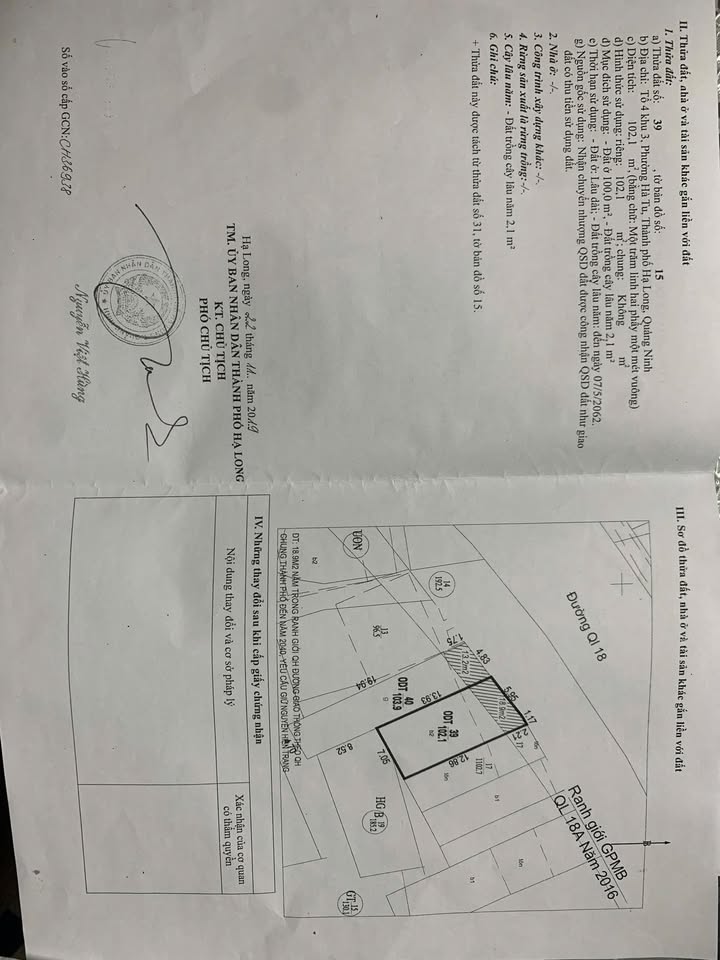 Nhà riêng mặt đường Quốc lộ 18 Hạ Long 110m² giá 5 tỷ - Cơ hội đầu tư tuyệt vời!