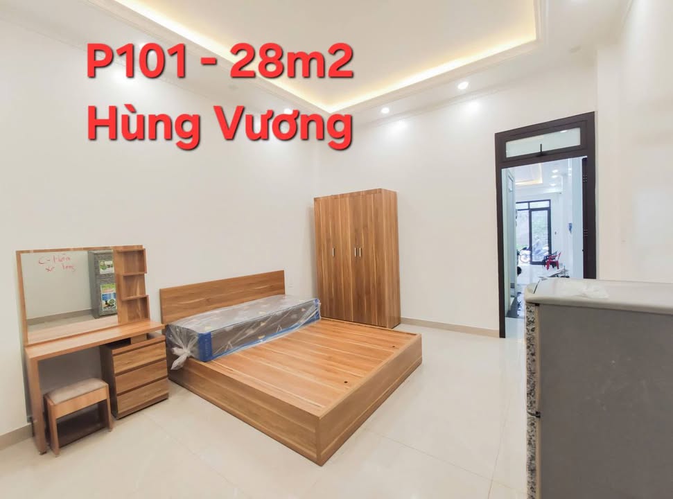 Phòng cho thuê khép kín đường Hùng Vương 28m² - Tiện nghi đầy đủ, giá chỉ 3,8 triệu!