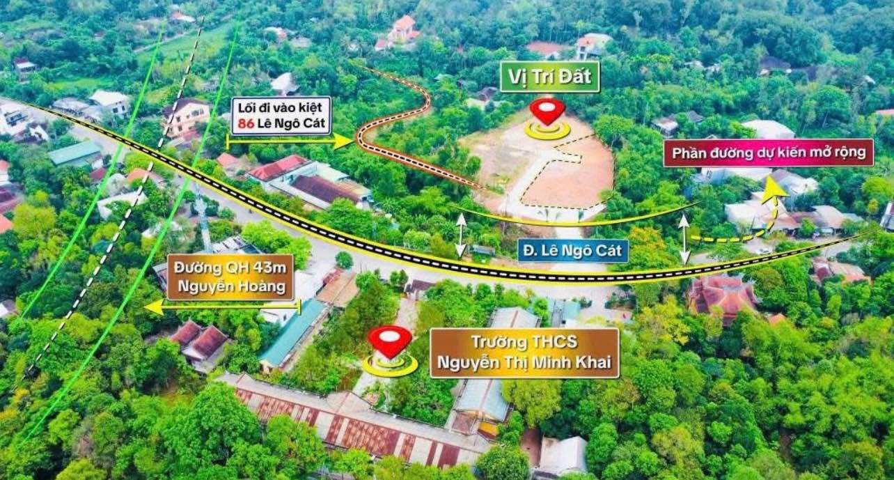 Đất nền mặt tiền Lê Ngô Cát, Thủy Xuân, 665m² chỉ 1X triệu/m² - Cơ hội đầu tư tuyệt vời!