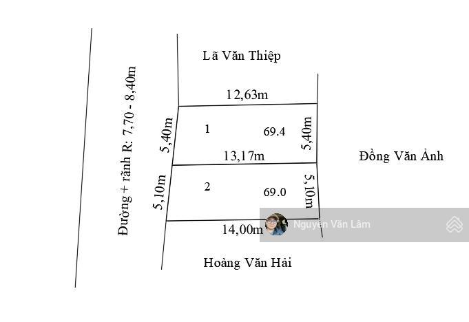 Đất nền mặt đường 203, phường Thiên Hương, Thủy Nguyên 69m² giá 3.69 tỷ - Cơ hội đầu tư hiếm có!