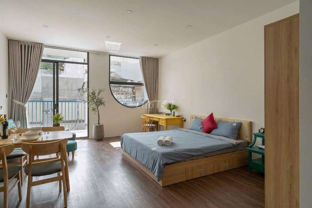 Studio Bancol Thạnh Mỹ Lợi 30m² giá 5.2 triệu - Giờ giấc tự do, cho nuôi thú cưng!