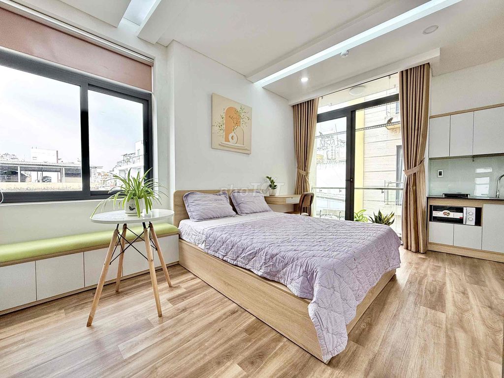 Studio ban công 38m² giá 7.2 triệu - Ngay nhà thờ Ba Chuông, Tân Bình!