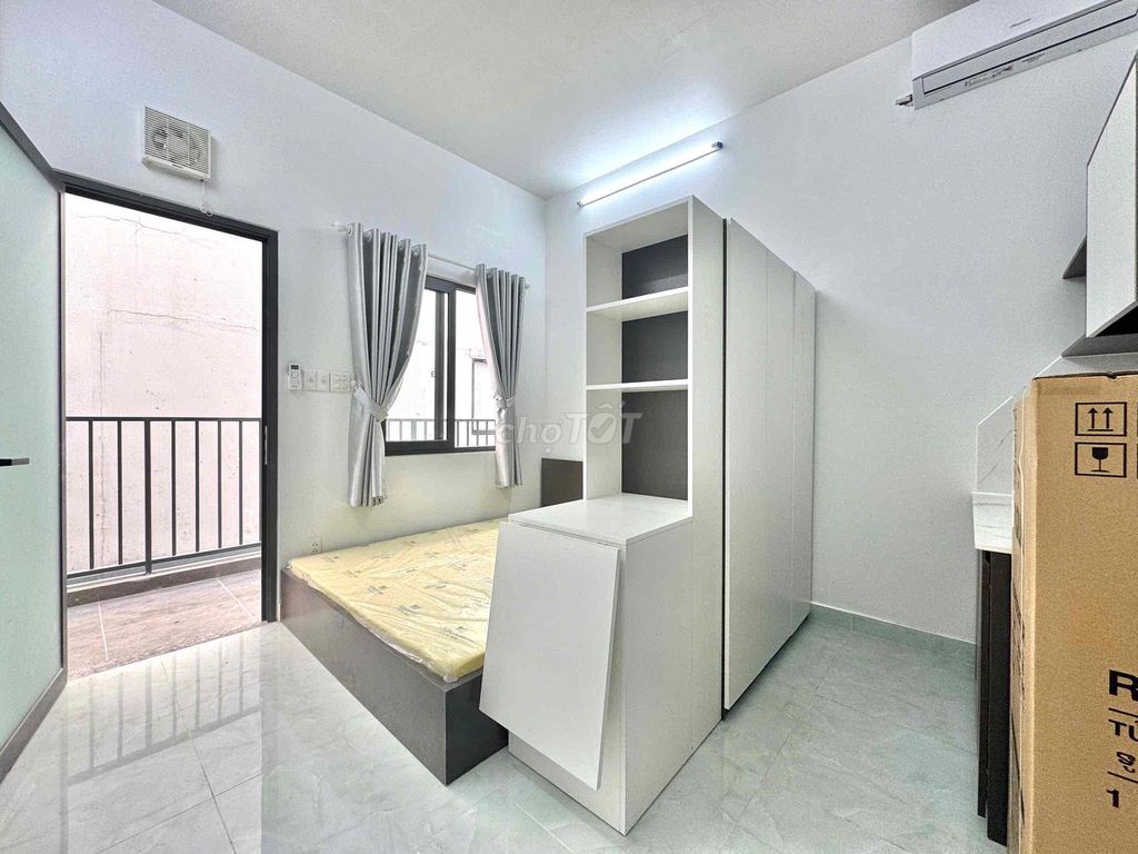 Phòng cho thuê ngay gần cầu chữ Y, Quận 8, 28m² - Giờ giấc tự do, nội thất đầy đủ!