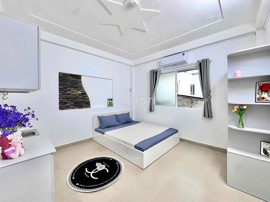 Studio cho thuê Vũ Tùng 25m² giá 4 triệu - Full nội thất mới 100%!