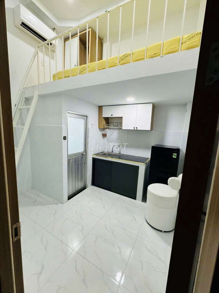 Phòng trọ có gác đường Bùi Huy Bích, Quận 8 - Giá 4.2 triệu, full nội thất tiện nghi!