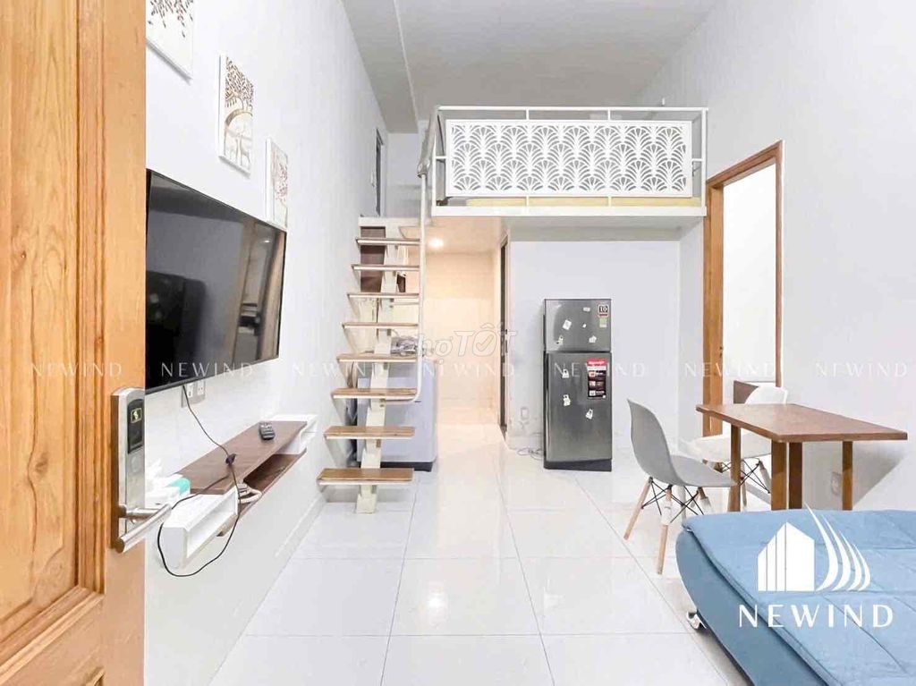 Căn Hộ 1PN+1 Duplex Full Nội Thất - 60m² giá 8 triệu, Phù hợp 3-4 người ở