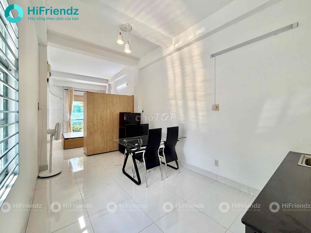 Căn hộ mini 36m² mặt tiền Nguyễn Trãi Q5 giá 7.3 triệu - Full nội thất, giờ giấc tự do!