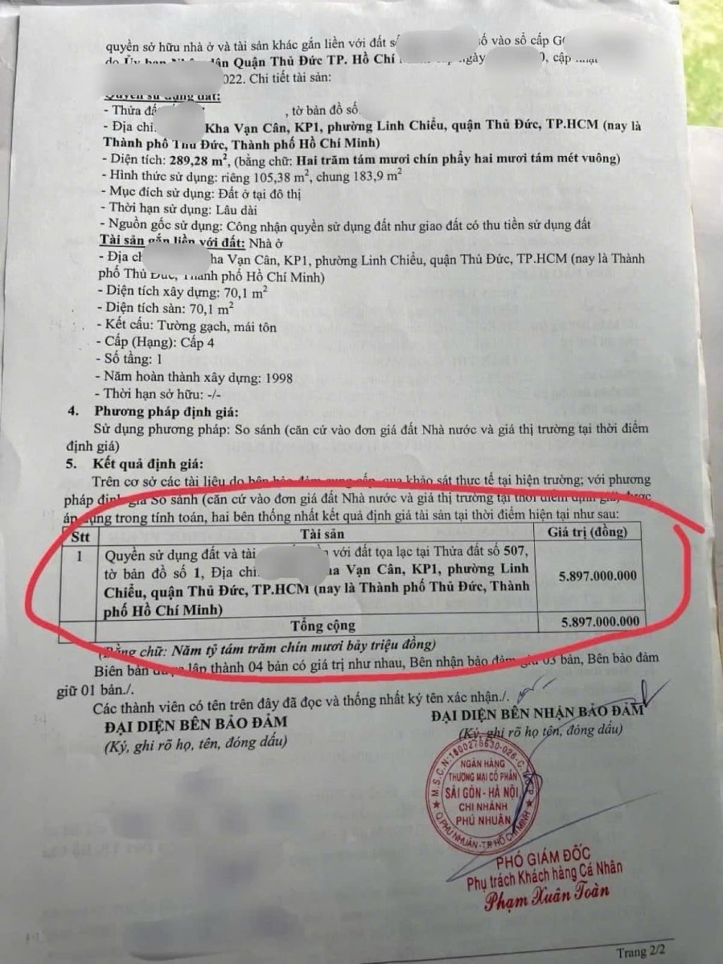 Nhà trọ sát Hoàng Diệu 2, 105m², giá 5.2 tỷ - Đầu tư sinh lời 15 triệu/tháng!