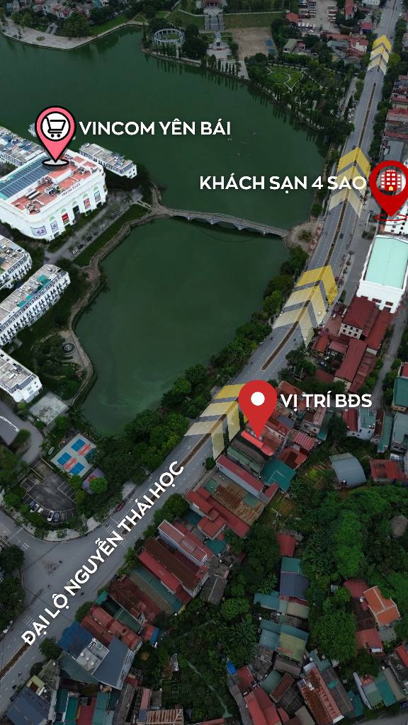 Nhà mặt phố Nguyễn Thái Học, Yên Bái 71m² giá 5 tỷ - Đầu tư sinh lời ngay!