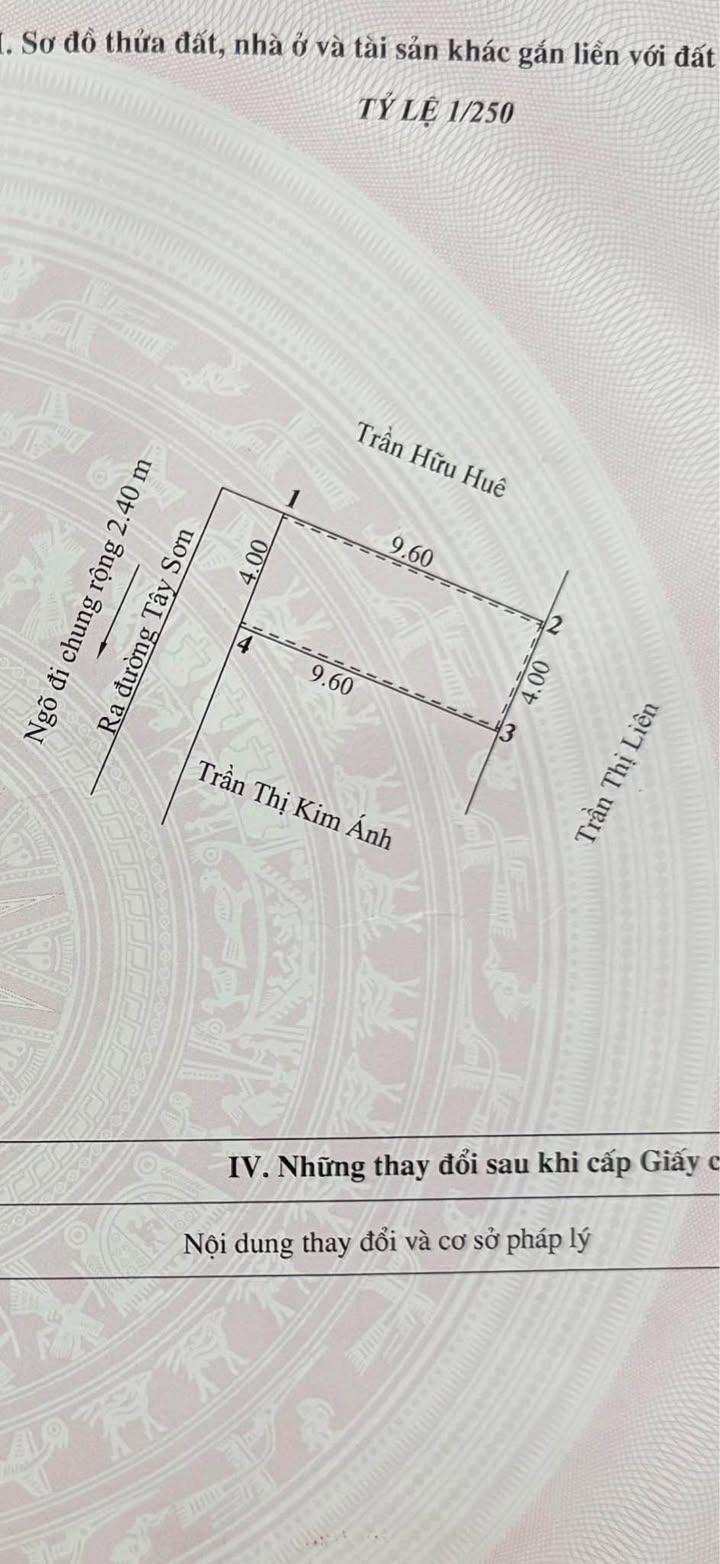 Nhà 3 tầng Tây Sơn, Kiến An 40m² giá 1 tỷ - Sổ đỏ chính chủ