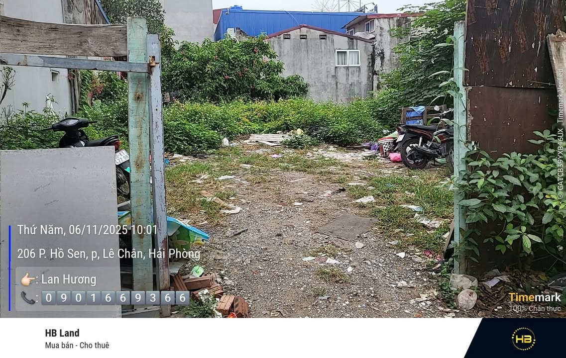 Đất nông nghiệp tại ngõ 440 Chợ Hàng, Lê Chân, Hải Phòng - Ô tô vào tận nơi!