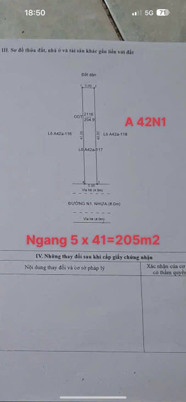 Đất nền Vĩnh Tân 205m² giá chỉ 2.47 tỷ - Cơ hội đầu tư tuyệt vời!