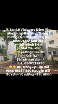 Đất nền Viglacera Đông Yên 84m² giá thương lượng - Đầu tư sinh lời ngay!