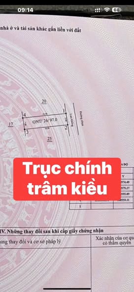 Đất nền thổ cư 97m² xã Đồng Lạc, huyện Nam Sách - Giá chỉ 1 tỷ VND!