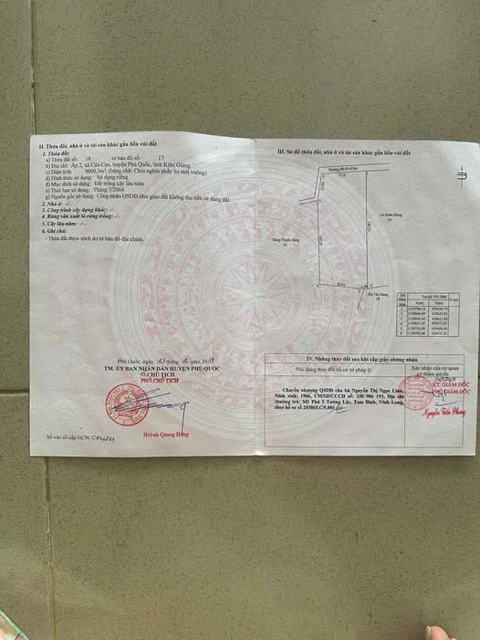 Đất 9000m² tại ấp 2, xã Cửa Cạn, Phú Quốc giá 9 tỷ - Đường ô tô vào tận nơi!