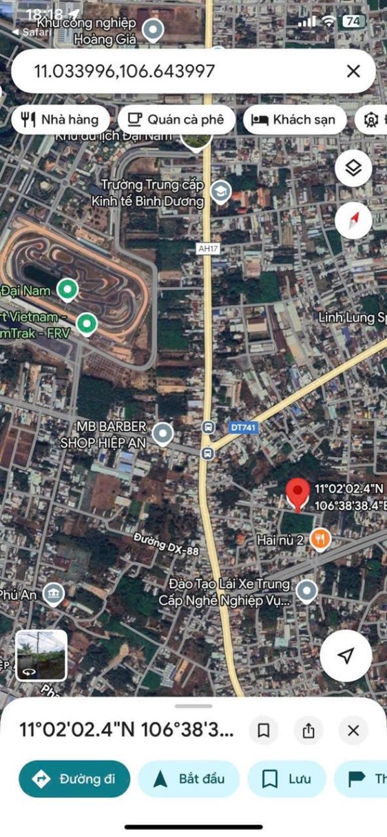 Đất nền đường DX68, Chánh Hiệp, Thủ Dầu Một 1162m² - Giá chỉ 7.3 tỷ VND