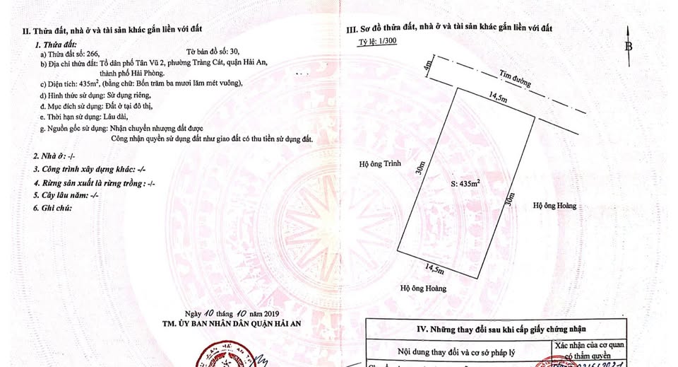 Đất nền Tràng Cát, Hải An 435m² - Vị trí đắc địa trong khu công nghiệp