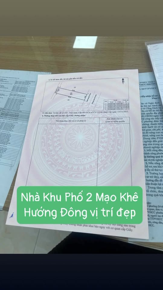 Nhà 2 tầng Khu phố 2, Mạo Khê, Quảng Ninh 90m² giá 1.1 tỷ - Đầu tư sinh lời ngay!