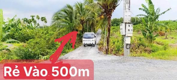 Đất vườn xã Thạnh Hoà, Bến Lức 560m² giá 449 triệu - Nhà vườn lý tưởng cho nghỉ dưỡng!