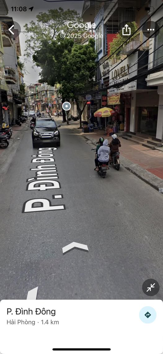 Nhà mặt đường Đình Đông quận Lê Chân 90m² giá 1 tỷ - Vị trí đẹp, vỉa hè rộng!