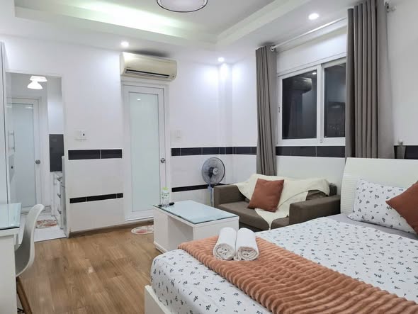 Căn hộ cho thuê 1 phòng ngủ tại Âu Dương Lân Q8 - Nhà mới, giờ giấc tự do!